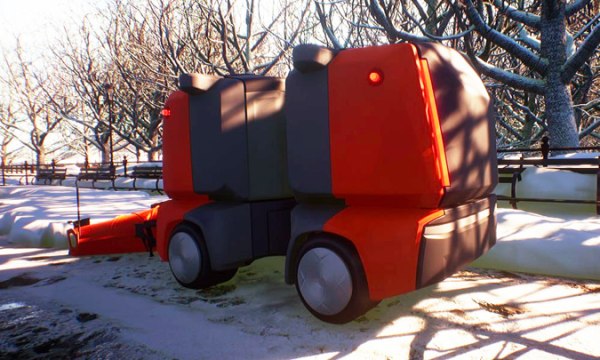 Улицы Москвы почистят беспилотные роботы-уборщики "Пиксель"